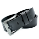 Ремінь чоловічий шкіряний чорний