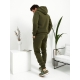 Чоловічий теплий спортивний костюм колір хакі