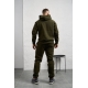 Чоловічий теплий костюм трійка кольору хакі