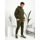 Чоловічий теплий спортивний костюм колір хакі