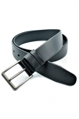 Ремінь чоловічий шкіряний чорний