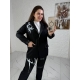 Жіночий костюм двійка колір чорний