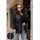 Жіночий теплий жилет колір чорний