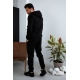 Чоловічий теплий спортивний костюм колір чорний