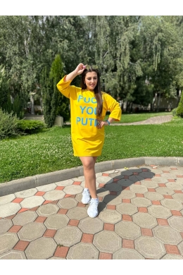 Жіноча туніка колір жовтий