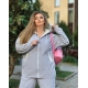 Жіночий спортивний костюм сірого кольору