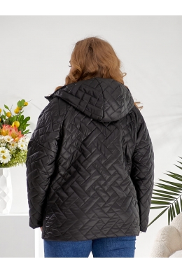 Жіноча демісезонна куртка чорного кольору