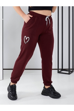 Жіночі штани колір бордо