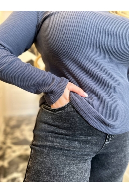 Жіночий гольф-водолазка колір графіт