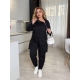 Жіночий костюм двійка колір чорний