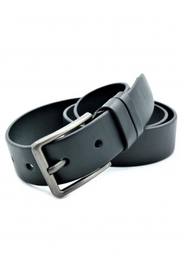 Ремінь чоловічий шкіряний чорний
