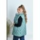 Жіноча вкорочена жилетка колір мята