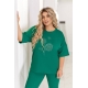 Жіночий прогулянковий костюм двійка кольору трава