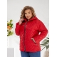 Жіноча демісезонна куртка червоного кольору