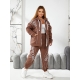 Жіночий спортивний костюм теплий колір мокко