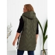 Жіноча жилетка з накладними кишенями колір хакі