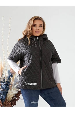 Жіноча жилетка колір чорний