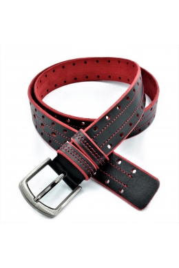 Шкіряний ремінь чорний