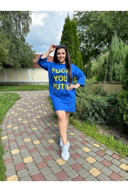 Жіноча туніка колір джинс