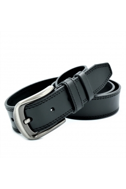 Шкіряний ремінь чорний