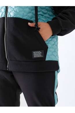 Жіночий теплий спортивний костюм колір мята