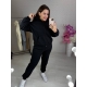 Жіночий костюм двійка колір чорний