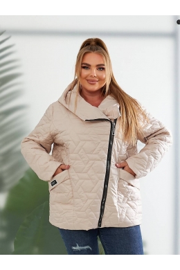 Жіноча демісезонна куртка колір молочний