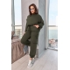 Жіночий спортивний костюм-двійка колір хакі Жіночий спортивний костюм-двійка колір хакі