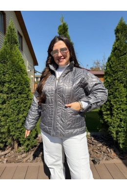 Жіноча демісезонна куртка сірого кольору