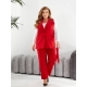 Жіночий костюм двійка жилет і штани колір червоний