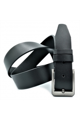 Шкіряний ремінь чорний