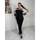 Жіночий костюм двійка колір чорний