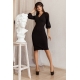 Жіноча ошатна сукня чорного кольору
