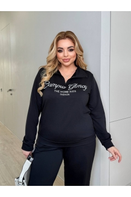 Жіночий костюм двійка чорного кольору