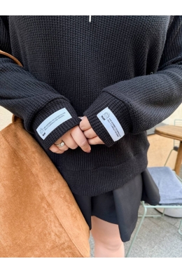 Жіноча толстовка з ангори колір чорний