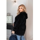 Жіноча кофта на змійці чорного кольору