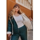 Жіночий зимовий теплий костюм двійка смарагдового кольору Жіночий зимовий теплий костюм двійка смарагдового кольору