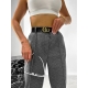 Жіночі теплі штани колір сірий