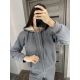 Жіночий теплий костюм двійка колір сірий
