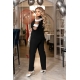 Жіночий костюм двійка колір чорний