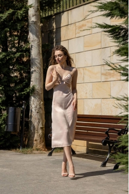 Жіноча сукня Patricia колір пудровий