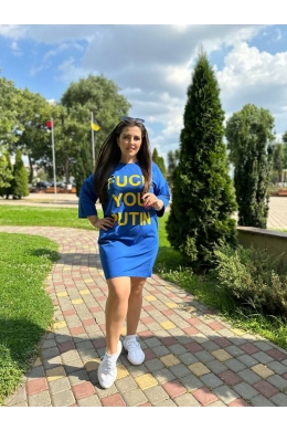 Жіноча туніка колір джинс