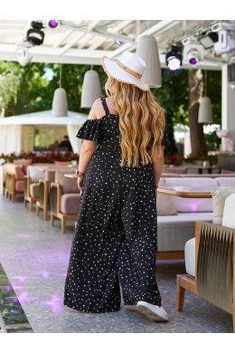 Жіночий комбінезон колір чорний