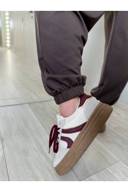 Жіночий костюм двійка шоколадного кольору