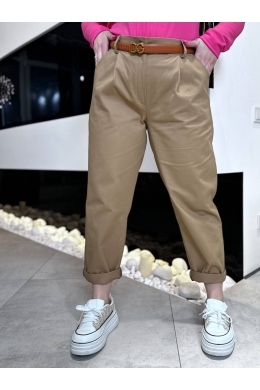 Жіночі джинси baggy колір шоколад