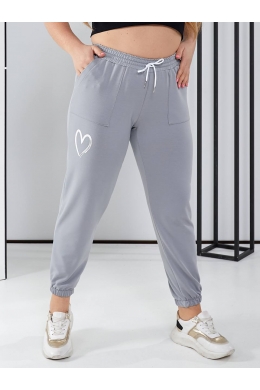 Жіночі штани колір світло-сірий