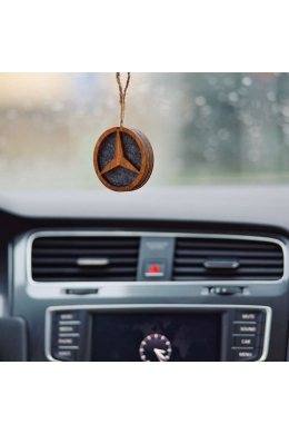 Автомобильный освежитель воздуха с парфюмированным маслом с логотипом Mercedes SKL103-355090