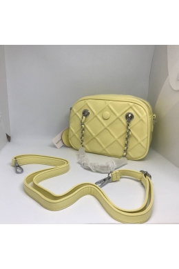 Жіноча сумочка з ремінцем колір жовтий 435454
